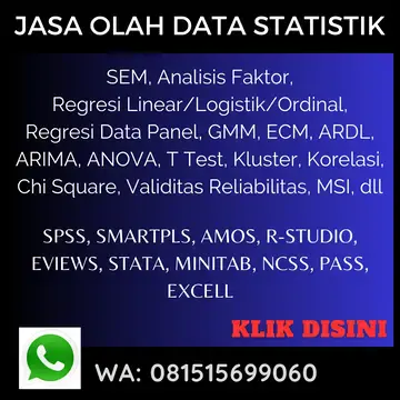 Jasa Olah dan Analisis Statistik BSI Anwar H