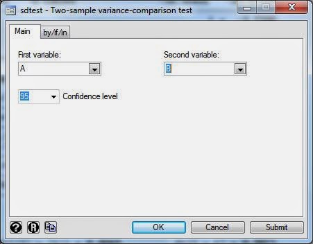 Homogenitas STATA